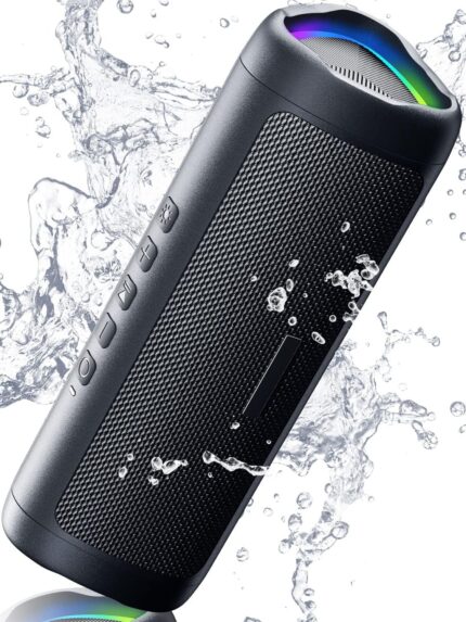 Bluetooth Speaker with HD Sound, Portable Wireless, IPX5 Waterproof, Up to 20H Playtime, TWS Pairing, BT5.3, for Home/Party/Outdoor/Beach, Electronic