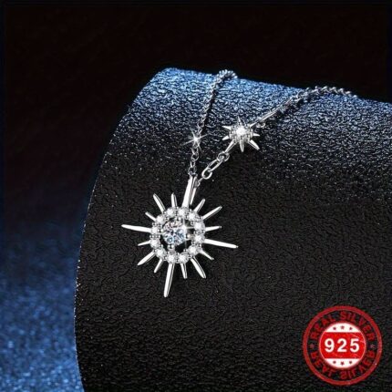 925 silver star necklace